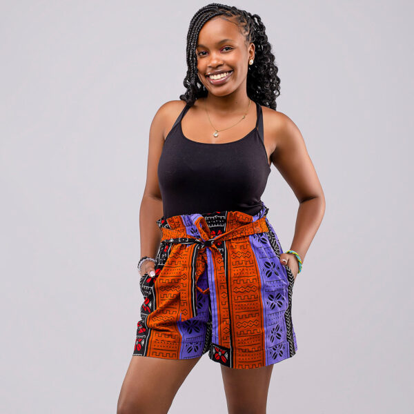 Huru Ankara Shorts Ksh 1,500.00
